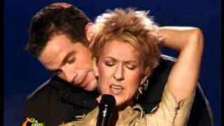 Celine Dion Et Garou  Sous Le Vent Live [upl. by Rorke740]