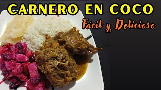 CARNERO EN COCO  FACIL Y DELICIOSO [upl. by Vadnee]