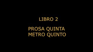 BOECIO LA CONSOLACIÓN DE LA FILOSOFÍA LIBRO ll PROSA QUINTA METRO QUINTO [upl. by Nnaik]