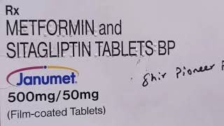 Janumet tablet uses in hindi  janumet 50500 tablet price  janumet 50 tablet dose  diabetes [upl. by Algy]