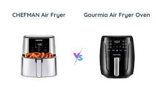 Chefman Air Fryer vs Gourmia Air Fryer Oven  Which is Better [upl. by Arrak]