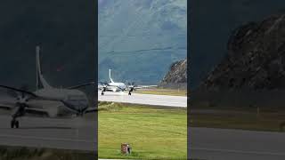 Aleutian Airways Saab 2000 Landing on Runway 13 AnchorageDutch Harbor Flight time 0218 [upl. by Navanod]