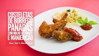 Costeletas de Borrego Panadas com Molho de Tomate e Manjericão [upl. by Eenaj739]