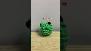 Amigurumi Frog Progress… crochet amigurumi [upl. by Airakaz]