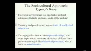 The Sociocultural Approach  Vygotskys Theory [upl. by Amias170]