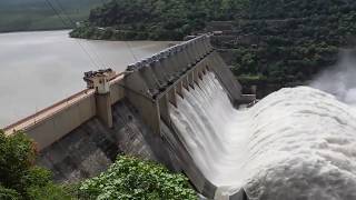 DAM डैम  BhakraNangal TOP 10 EMERGENCY WATER DISCHARGE PART 1 HD [upl. by Attenej]