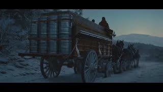 Budweiser Old School Delivery Clydesdales Back to Super Bowl [upl. by Alvita]