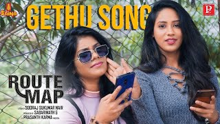 Gethu Song Lyric Video  Route Map  Sooraj Sukumar Nair  Gopu Kiran  US Deeksh [upl. by Nesaj899]