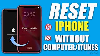 How to Reset iPhone to Factory Settings without ComputeriTunes Full Guide [upl. by Devitt606]