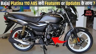 2024 New Platina 110 ABS E20 Full Review  Price New features amp update [upl. by Hillinck]