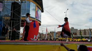 CUECA PACEÑA FEXPO LA PAZ — BOLIVIA ballet UPEA 2016 [upl. by Latreece]