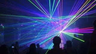 Laser show v Centru Babylon [upl. by Tessler]