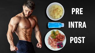 What To Eat Before During amp After Training For Max Muscle Growth [upl. by Allimaj]