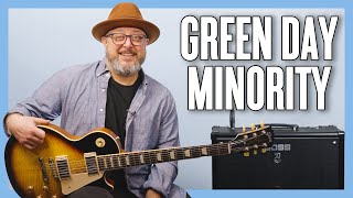 Green Day Minority Guitar Lesson  Tutorial [upl. by Ninel965]