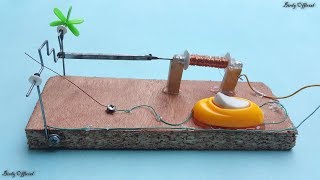 Solenoid Engine  How to Make Solenoid Engine  Science Project [upl. by Yenttirb817]