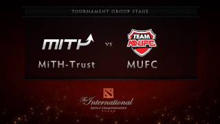 MiTHTrust vs MUFC  Group Stage  Dota 2 International [upl. by Elletsyrk]