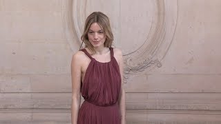 Camille Rowe Jenna Coleman and more at Dior Photocall in Paris [upl. by Daniela675]