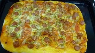 Receta de Pizza facil a mi manera [upl. by Cardew]