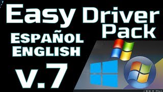 Easy Driver Pack v7  🧐 Español  English  🤩 Windows Xp 7 81 10 [upl. by Lonny]