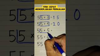 Trik Cepat Mengerjakan Perkalian shorts mathstricks trikcepatmatematika [upl. by Suu935]