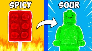 Spicy Vs Sour LEGO Candy [upl. by Pilihp804]