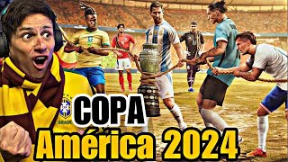 ❗❗JUEGA EL UNICO PENTACAMPEON MUNDIAL JUEGA BRASIL X URUGUAY CUARTOS DE FINAL COPA AMERICA 2024 [upl. by Annahsar500]