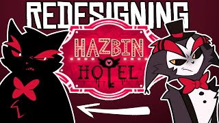 Redesigning MORE Hazbin Hotel characters [upl. by Lindly]