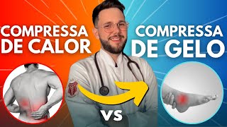 COMPRESSA QUENTE vs GELO qual é melhor para dor [upl. by Mayberry]