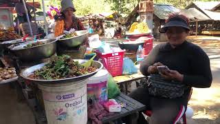 A variety of Country Village Foods Snacks Recipes and Refreshments at Odongk Market [upl. by Aniluap383]