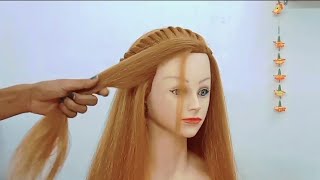 Top 5 easy hairstyle for wedding  Different hairstyles for wedding function  New hairstyle 2024 [upl. by Busby447]