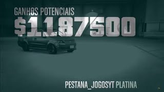 GTA 5 ONLINE  BUG DO GOLPE ATO 2 1 MILHĂO FĂCIL  PROBLEMA DE BogdanINFINITAMENTE 2022 [upl. by Eilsew]