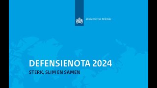 Uitleg bij Defensienota 2024 [upl. by Jacki728]