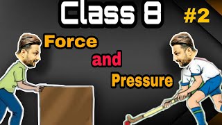 class 8 science chapter 11 force and pressure what is frictional force  types of contact forces [upl. by Namolos]