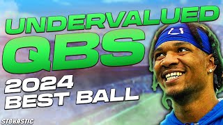 Top3 UNDERVALUED Quarterbacks for 2024 NFL Best Ball  Underdog DraftKings Drafters [upl. by Ysteb]