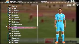 Faces  Sporting Cristal  V30  Pesoccerperu  Pes 2013 [upl. by Arty]