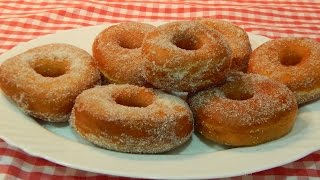 Receta fácil de donas esponjosas  Donuts caseros [upl. by Haelem549]