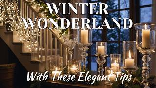 Create a Winter Wonderland at Home With These Elegant Tips [upl. by Ahsinid]