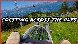 Coasting Across The Alps  The Best Alpine Coaster in The World [upl. by Eirrok]