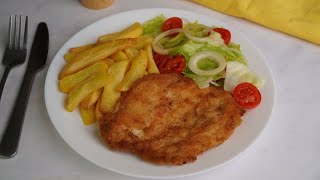 MILANESA DE POLLO EMPANIZADO  FACIL Y RAPIDO [upl. by Pfister]