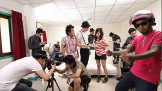 Harlem Shake in set MVStrawberry Crazy  MummyDaddy [upl. by Arlyn216]