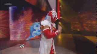 WWE Smackdown 06 01 2012 Sin Cara Returns Red Attire amp New Pyro Entrance [upl. by Adnir642]