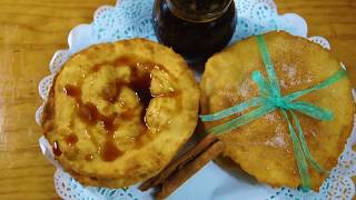 Buñuelos con dulce de piloncillo [upl. by Mahan]