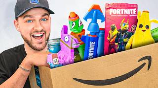 I Bought Every Fortnite Toy On Amazon [upl. by Fulvi157]