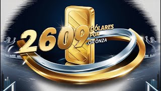 El precio del oro alcanza un máximo histórico de 2609 dólares por onza [upl. by Eizzo]