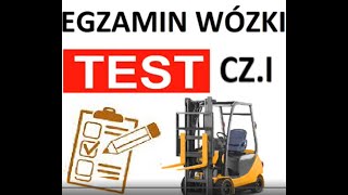 EGZAMIN WÓZEK WIDŁOWY UDT TEST CZ 1 [upl. by Ahsenik]