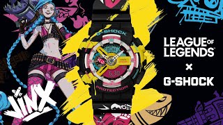 【JINX】League of Legends × GSHOCK  CASIO GSHOCK [upl. by Akcirred]