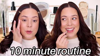 MY EVERYDAY 10 MINUTE MAKEUP ROUTINE FOR GLOWY SKIN [upl. by Grodin774]