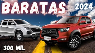 Las 9 PICKUP MAS BARATAS 2024 en Mexico [upl. by Einnhoj]