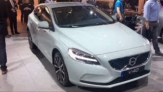 Volvo V40 2017 In detail review walkaround Interior Exterior [upl. by Htennek448]