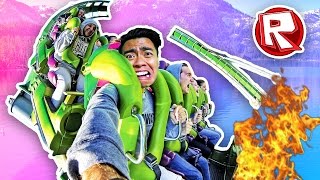 CRASHING ROLLERCOASTERS  Roblox [upl. by Antebi617]